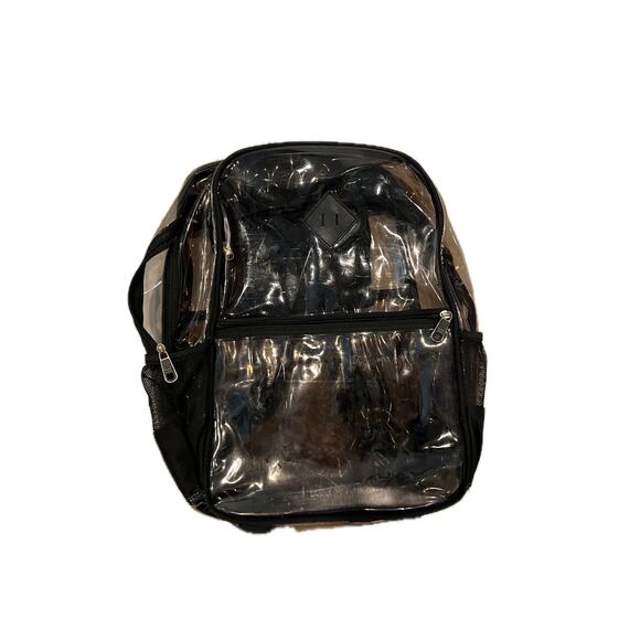 Clear See-Through School Backpack - Picture 1 of 3
